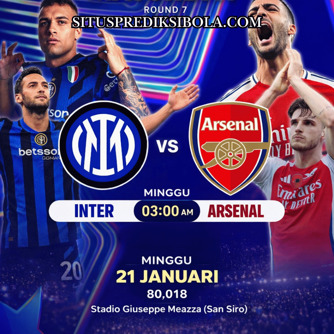 Prediksi Skor Inter vs Arsenal: Ujian Berat The Gunners di San Siro